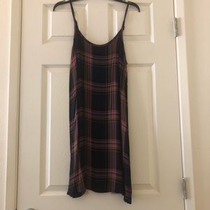 Plaid mini dress